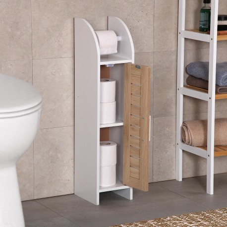 SCAFFALE DA BAGNO ORGANIZZATORE BIANCO