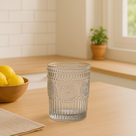 BICCHIERE VETRO 260ML GIRASOLE