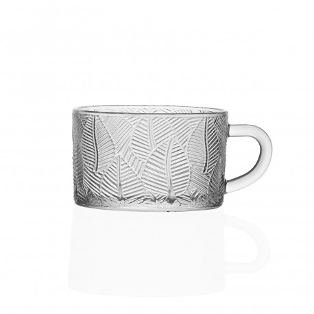 TAZZA VETRO FOGLIE 400 ML