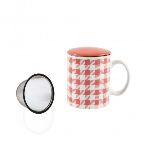 TAZZA INFUSIONE VICHY ROUGE 