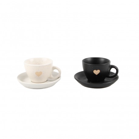 SET 6 TAZZINE CON PIATTINO ELLIS
