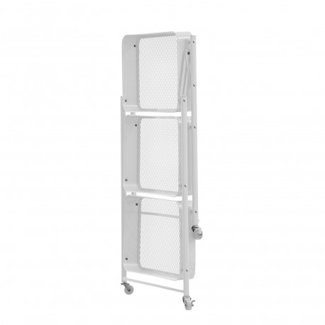 CARRELLO PIEGHEVOLE METALLO BIANCO