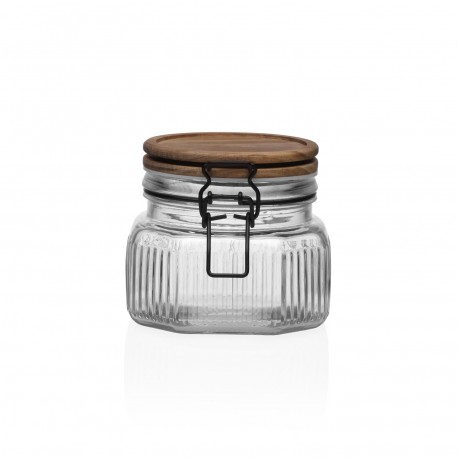 CONTENITORE CON COPERCHIO ACACIA 600ML