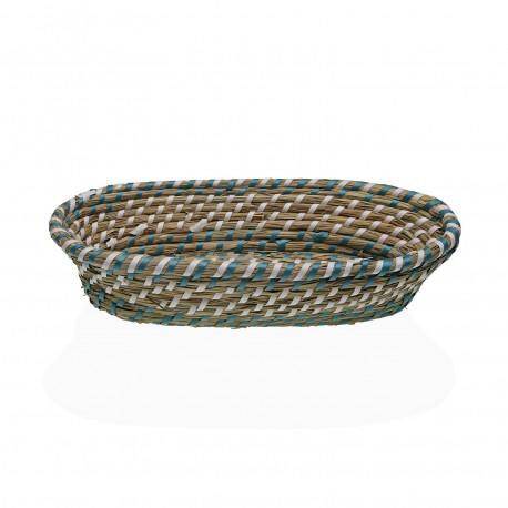 CESTINO BIANCO E BLU 35 CM
