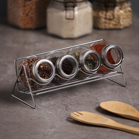 SET 4 PORTASPEZIE CON SUPPORTO