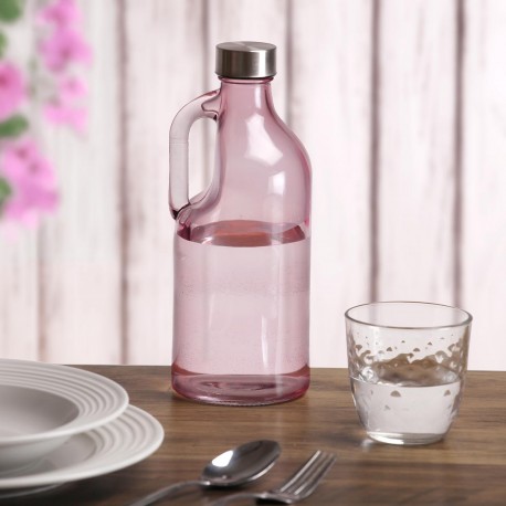 BOTTIGLIA ROSA CON MANICO