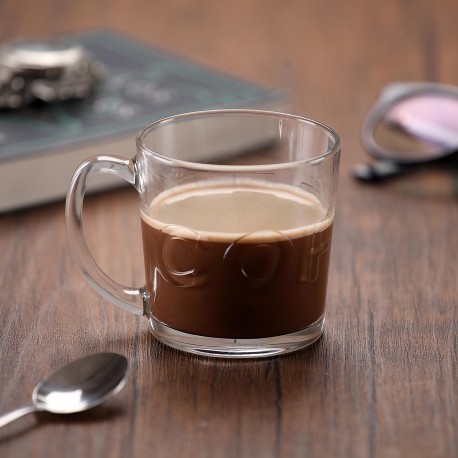 TAZZA VETRO "COFFEE" 270 ML