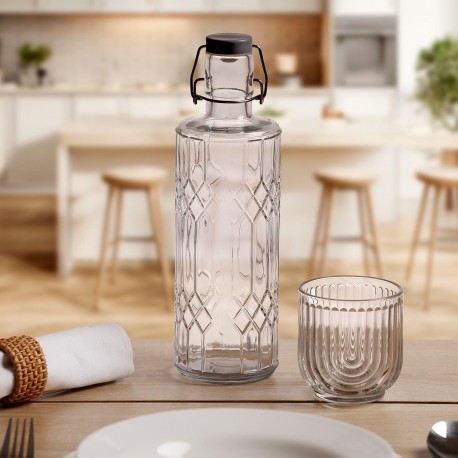 BOTTIGLIA TRASPARENTE 1000ML