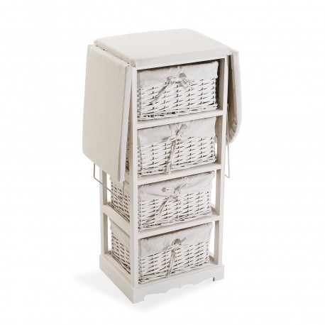 MOBILE CASSETTIERA BIANCO BASIC, 30X40X60 CM