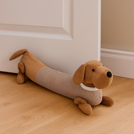 FERMAPORTA CANE CAMICIA A RIGHE