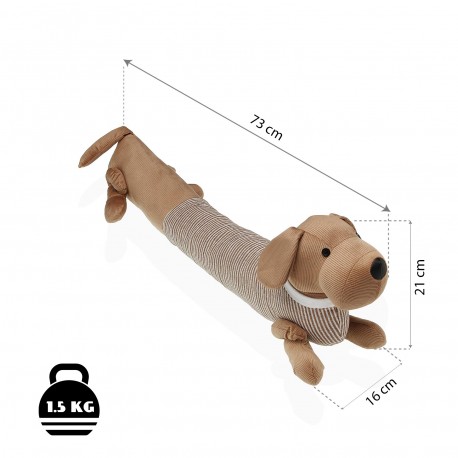 FERMAPORTA CANE CAMICIA A RIGHE