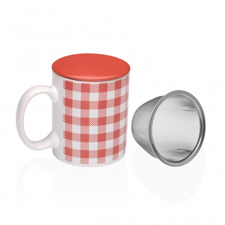 TAZZA INFUSIONE VICHY ROUGE 
