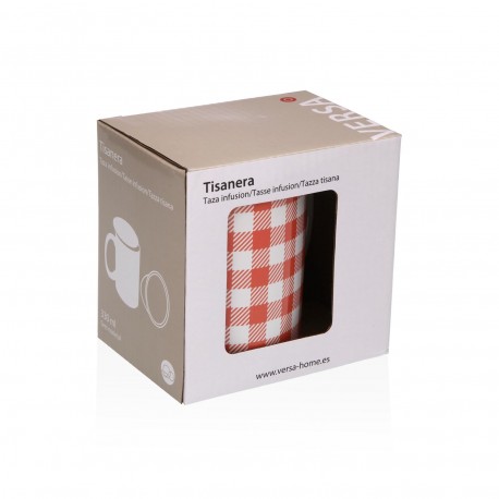 TAZZA INFUSIONE VICHY ROUGE 
