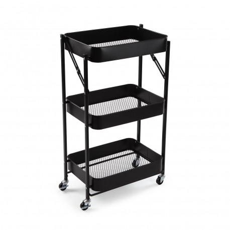 CARRELLO PIEGHEVOLE METALLO NERO
