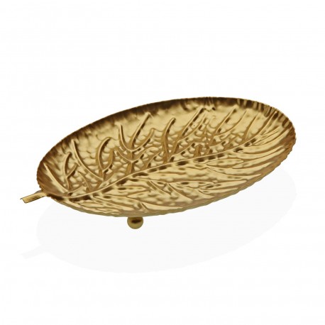 CENTRO TAVOLA FOGLIA ORO "M"