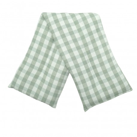 CUSCINO TERMICO VICHY VERDE 45X12