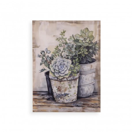 QUADRO VASI SU TELA ASSORTITO 30 X 40