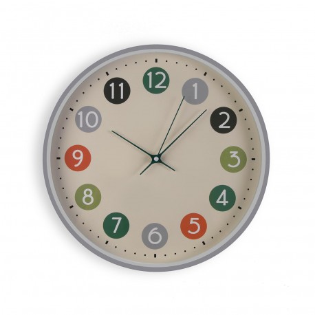 OROLOGIO PARETE MULTICOLORE 30 CM