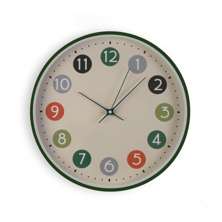 OROLOGIO PARETE MULTICOLORE 30 CM