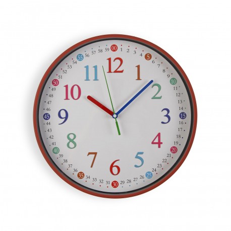 OROLOGIO PARETE MULTICOLORE 30 CM
