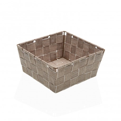 CESTA QUADRATA 19X19 BEIGE