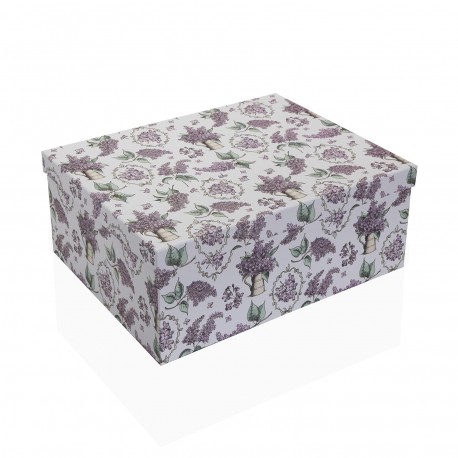 SET 10 SCATOLE CARTONE LAVANDA