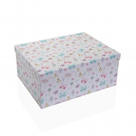 SET 10 SCATOLE CARTONE FLOWERS