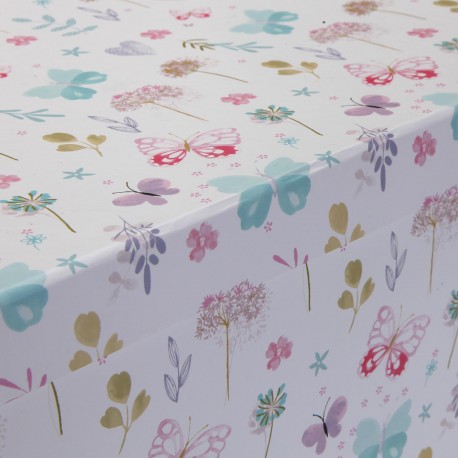 SET 10 SCATOLE CARTONE FLOWERS