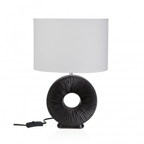 LAMPADA DA TAVOLO CERAMICA AGERA NERA