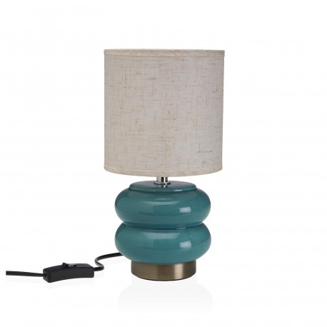 LAMPADA DA TAVOLO CERAMICA ONKARA BLU