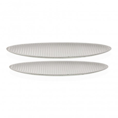 CENTROTAVOLA ALLUNGATO BIANCO 64,5CM