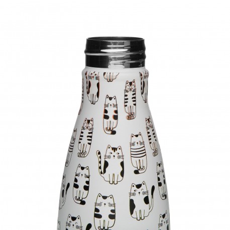 BOTTIGLIA ACCIAIO INOX GATTO