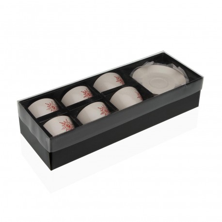 SET 6 TAZZINE CON PIATTINO YULE