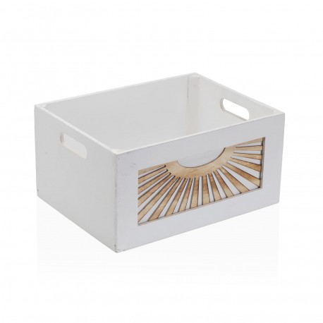 SET 3 SCATOLE LEGNO ADDA BIANCO