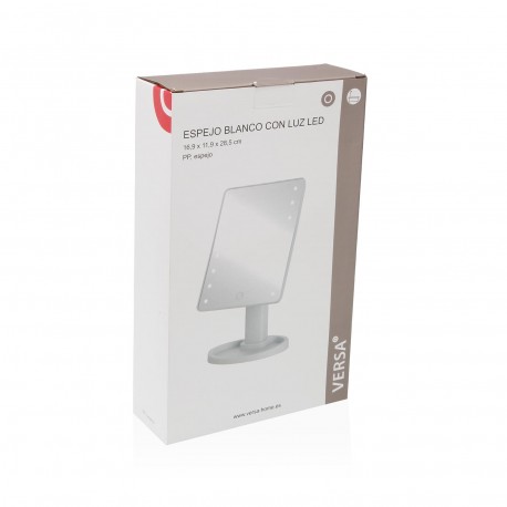 SPECCHIO BIANCO CON LUCE LED