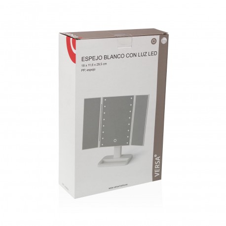 SPECCHIO BIANCO CON LUCE LED