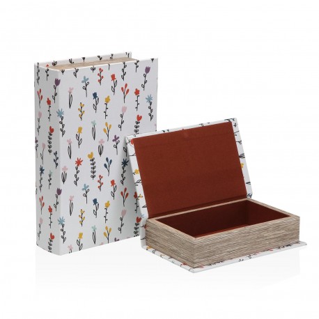 SET 2 DECORAZIONI LIBRI "BLUME"