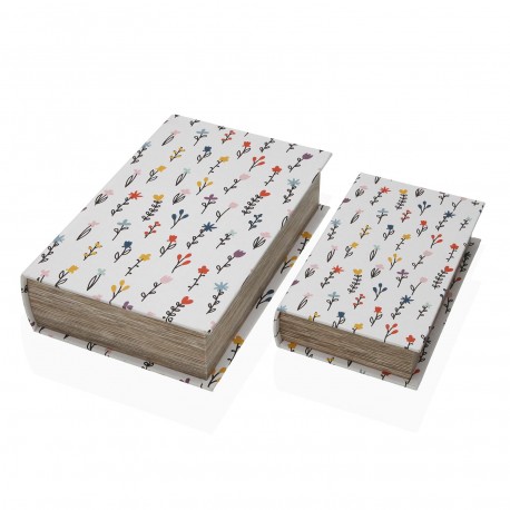 SET 2 DECORAZIONI LIBRI "BLUME"