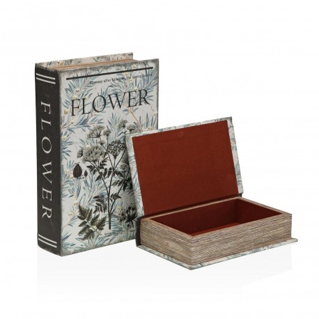 SET 2 DECORAZIONI LIBRI "SPRING BEGINS"