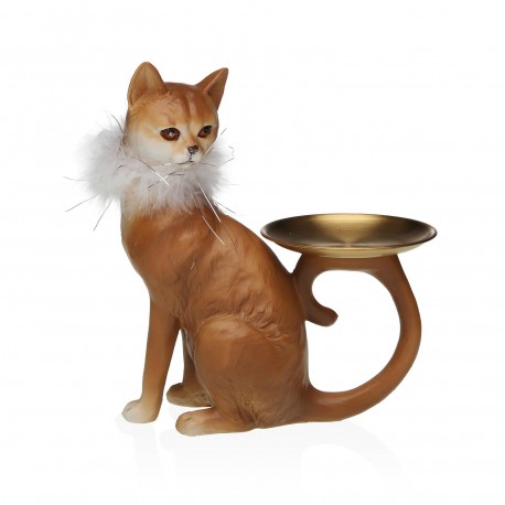 DECORAZIONE GATTO CON VASSOIO