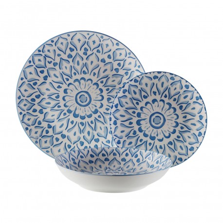 STOVIGLIA 18 PEZZI LOLA BLU
