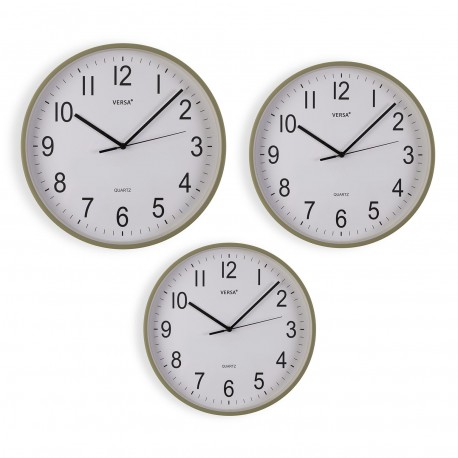 OROLOGIO DA PARETE VERDE CHIARO 40CM