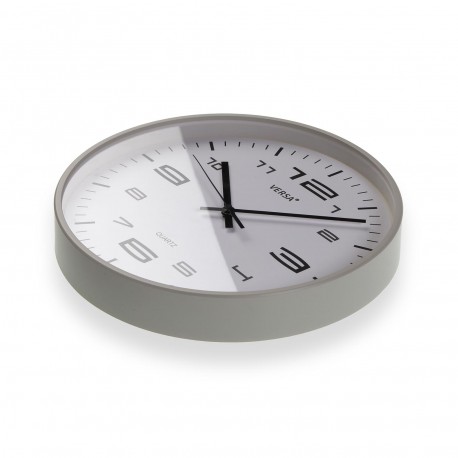OROLOGIO DA PARETE GRIGIO CHIARO 25CM