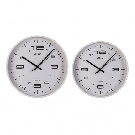 OROLOGIO DA PARETE BIANCO 30CM