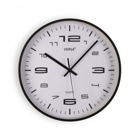 OROLOGIO DA PARETE NERO 30CM