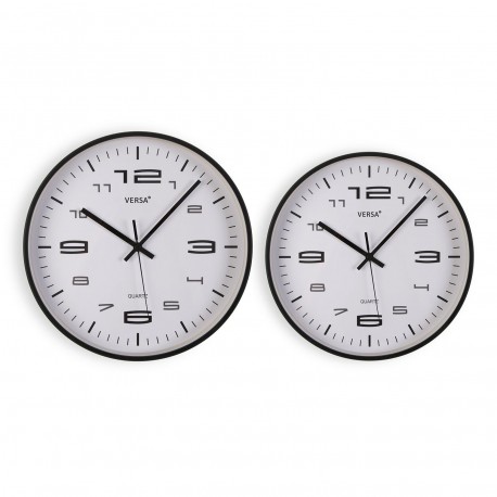 OROLOGIO DA PARETE NERO 30CM