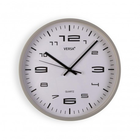 OROLOGIO DA PARETE GRIGIO CHIARO 30CM