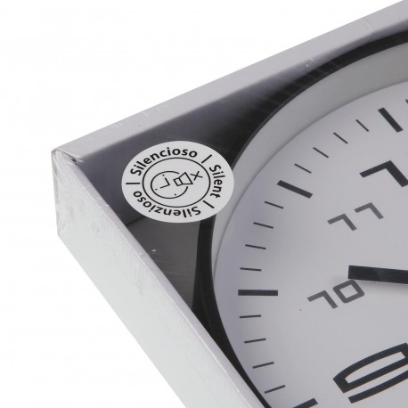 OROLOGIO DA PARETE GRIGIO CHIARO 30CM