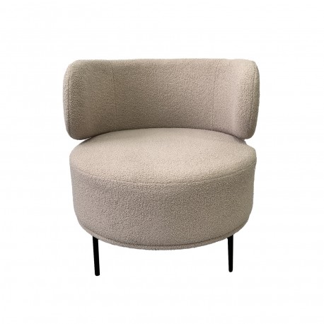 POLTRONA ERIE IN LANA BEIGE