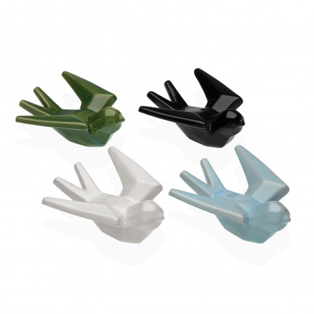 DECORAZIONE CERAMICA RONDINE ASSORTITA 13CM